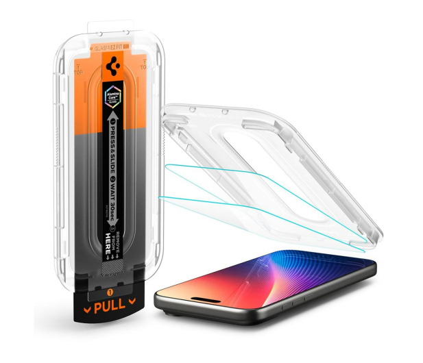 SPIGEN Glas.Tr ”Ez Fit Pro” do Iphone 16 Pro Max / 17 Pro Max Clear 8800283312270 - 1359943 - zdjęcie 2